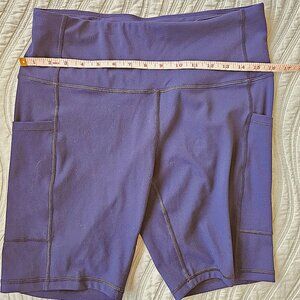 Women's Long bike shorts Large Blue
